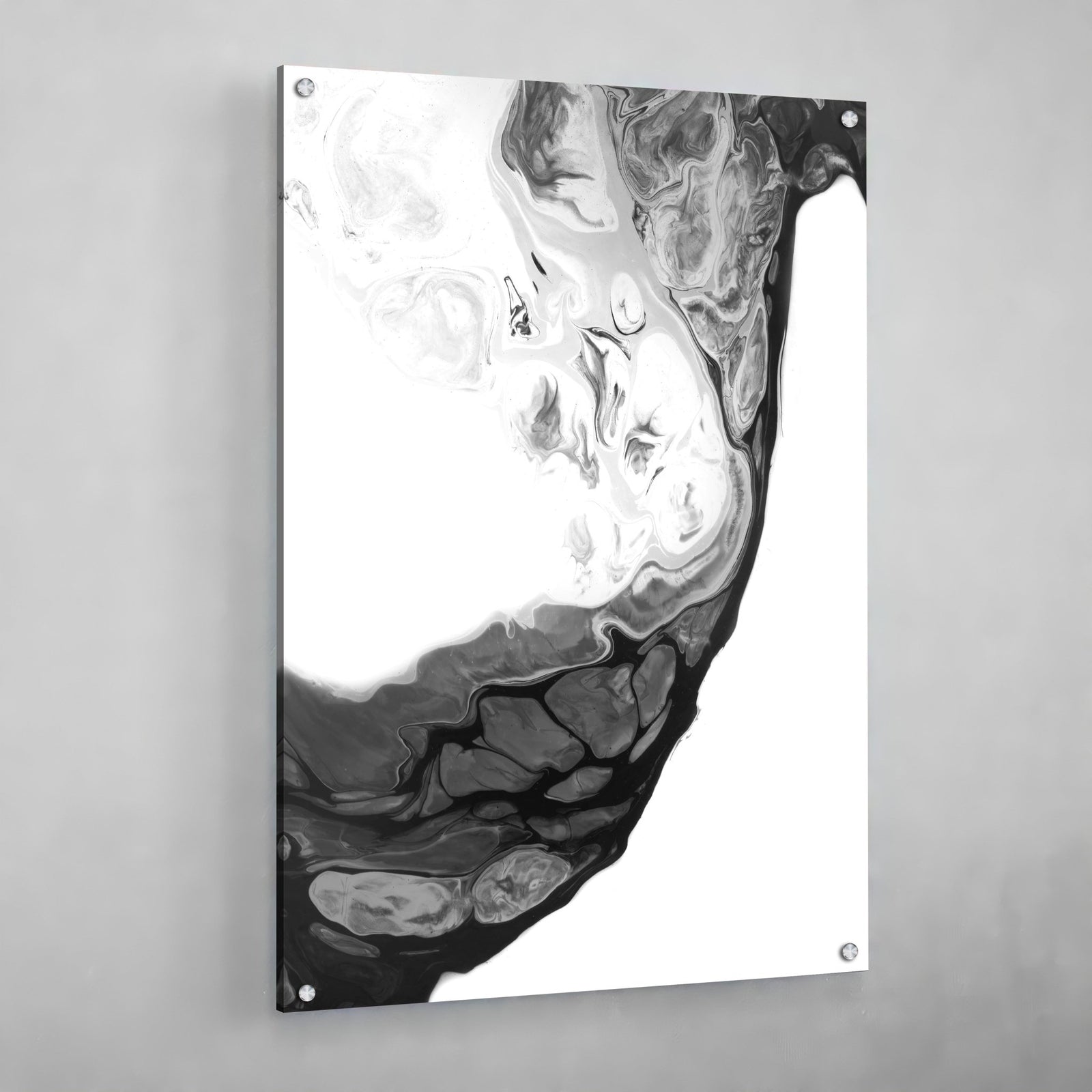 Tableau Marbre Noir et Blanc - The Art Avenue