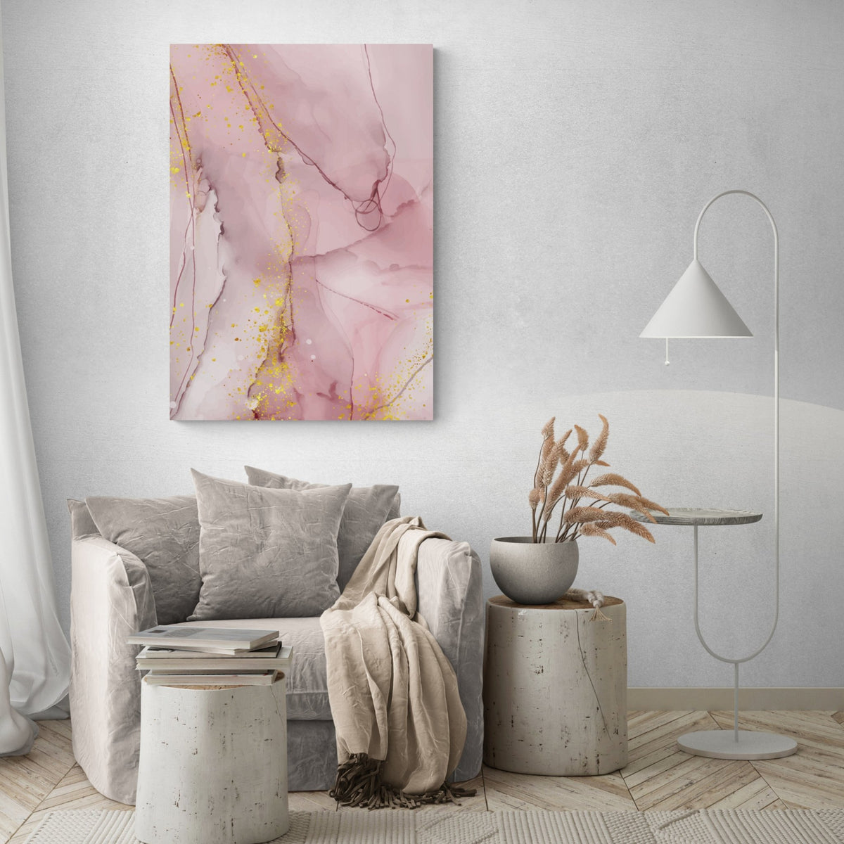 Tableau Marbre Rose - The Art Avenue