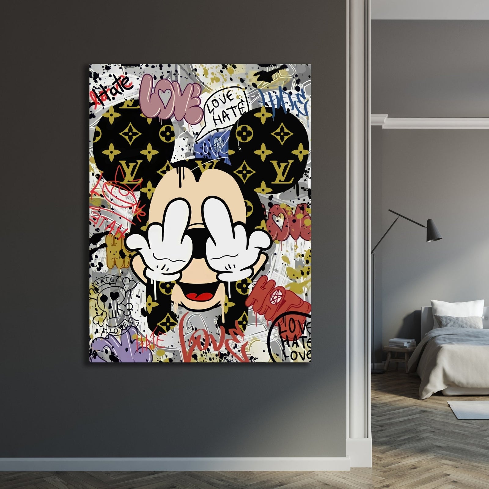 Tableau Mickey Street Art - The Art Avenue