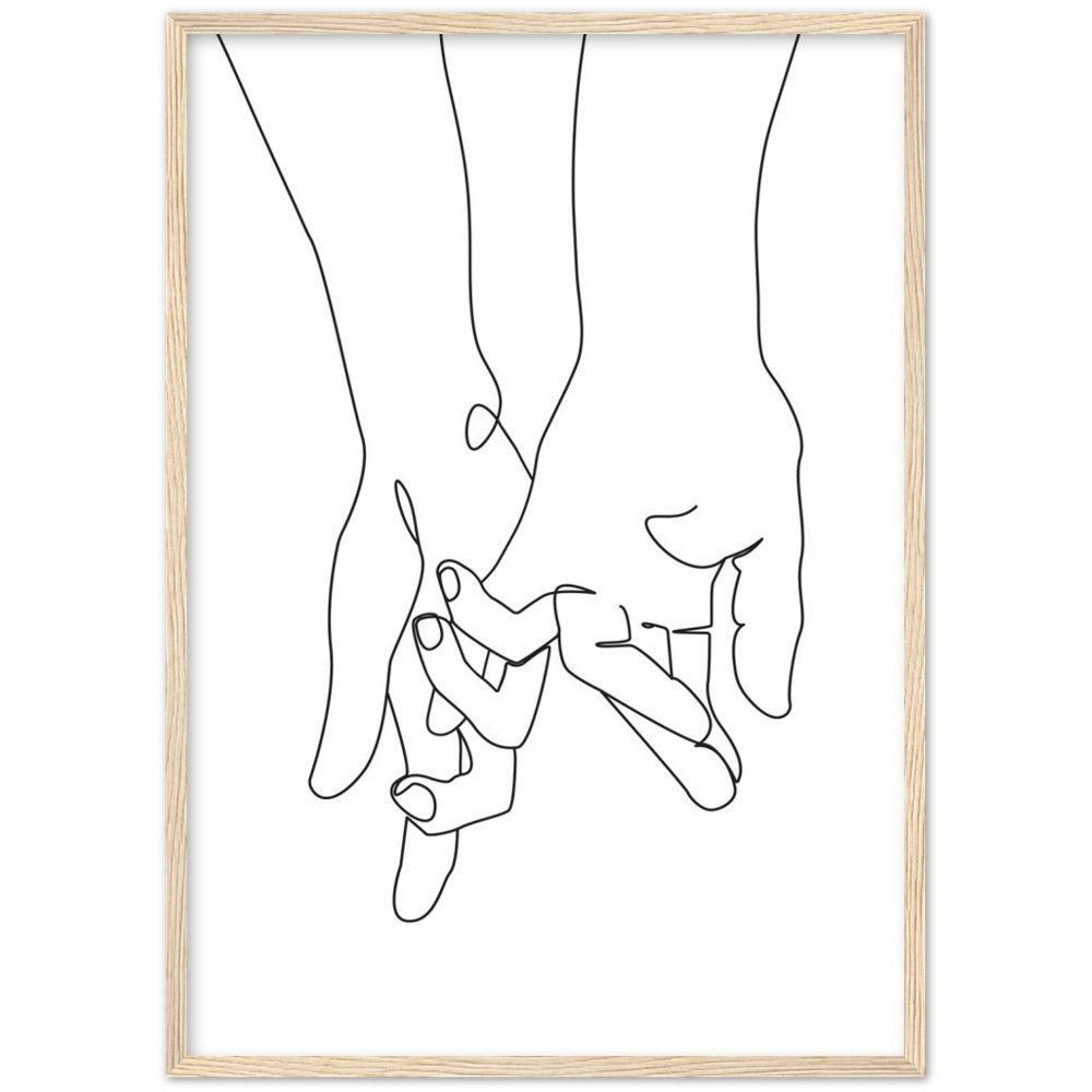 Tableau Minimaliste Amour - The Art Avenue