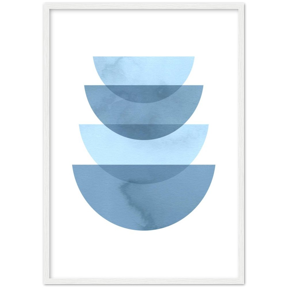 Tableau Minimaliste Bleu - The Art Avenue