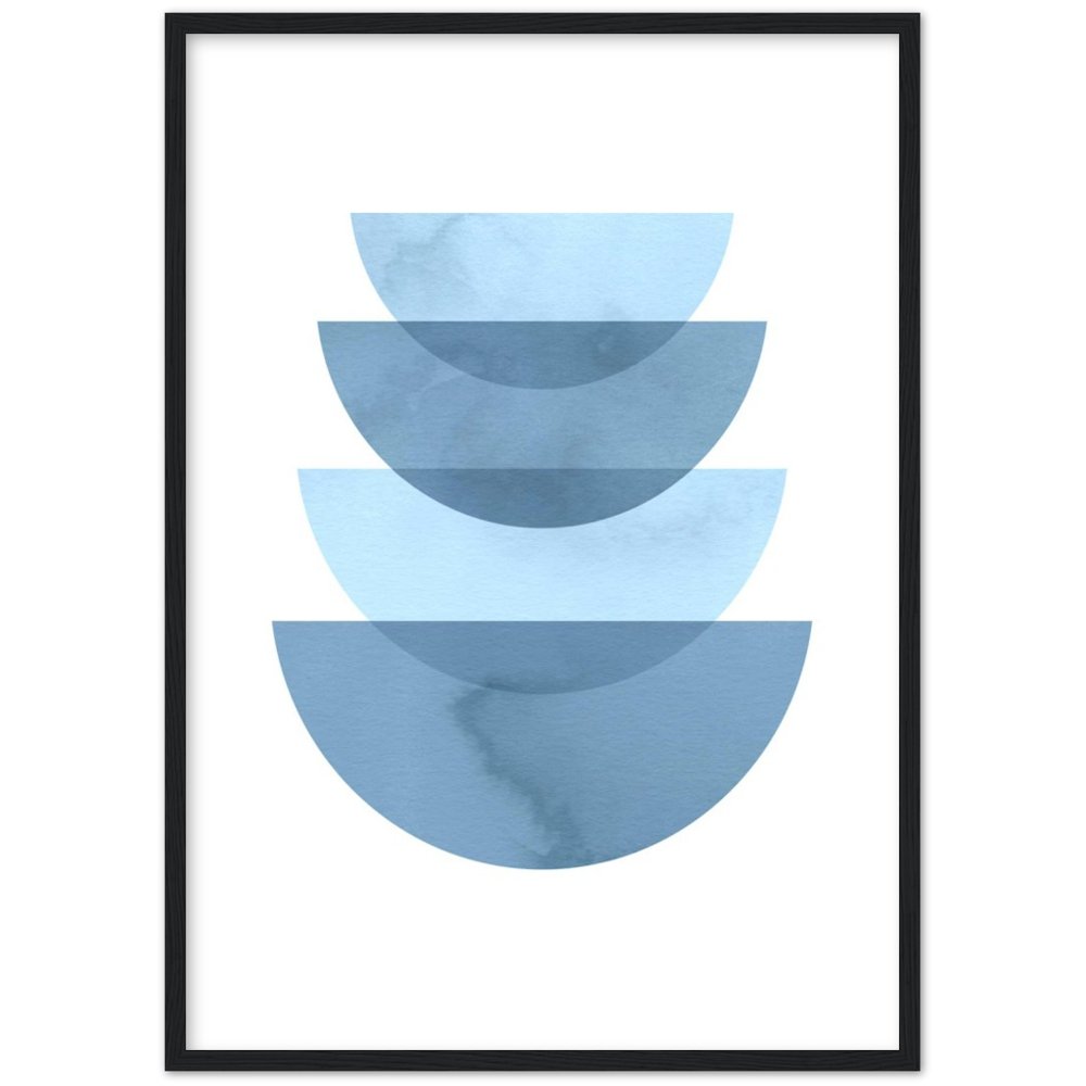 Tableau Minimaliste Bleu - The Art Avenue