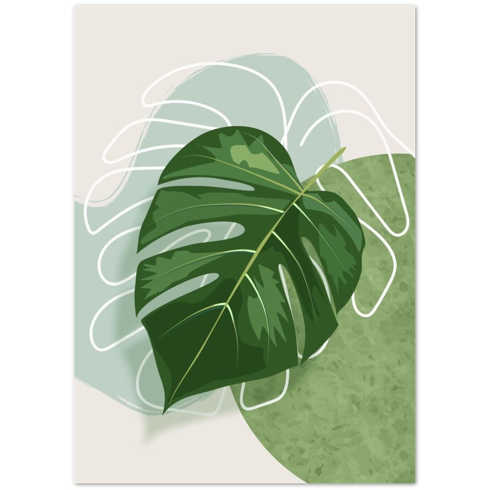 Tableau Minimaliste Feuille - The Art Avenue
