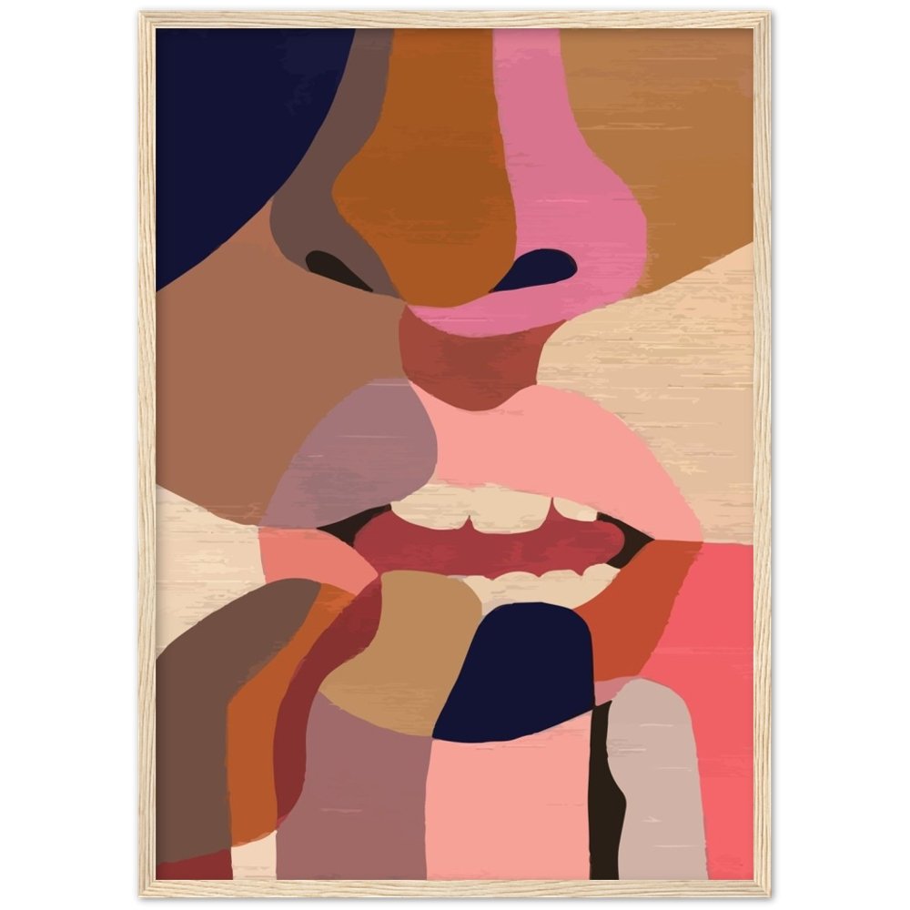 Tableau Minimaliste Peinture Visage - The Art Avenue