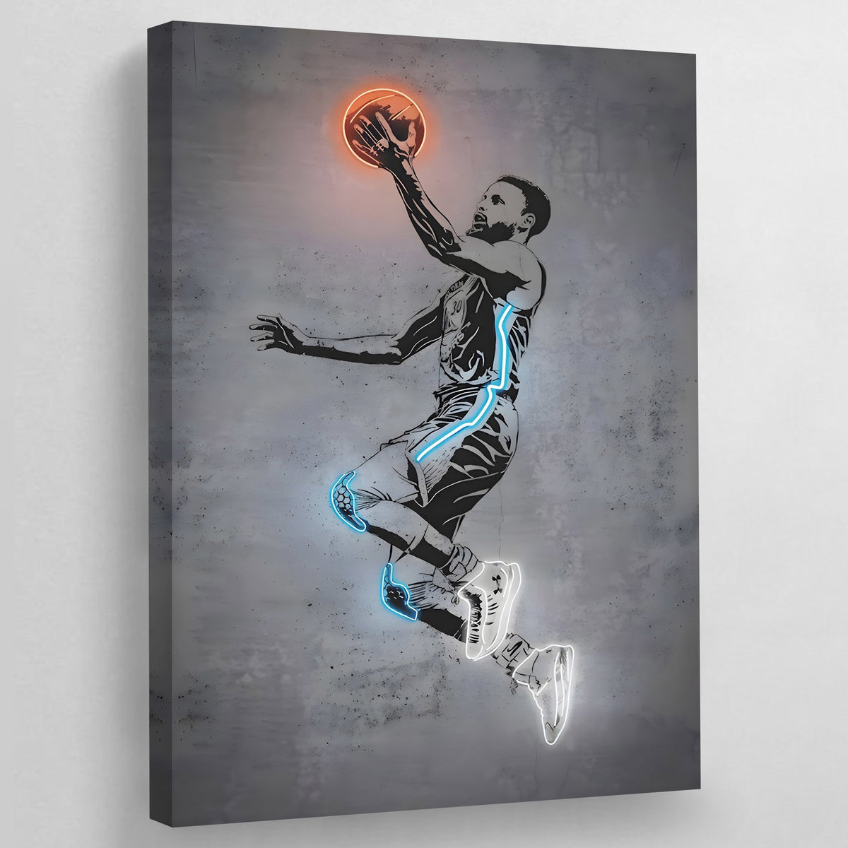 Tableau Neon Stephen Curry - The Art Avenue