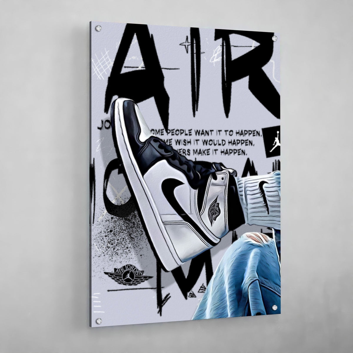 Tableau Nike Air Jordan Noir - The Art Avenue