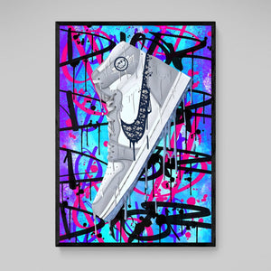 Tableau Nike Dior Jordan - The Art Avenue