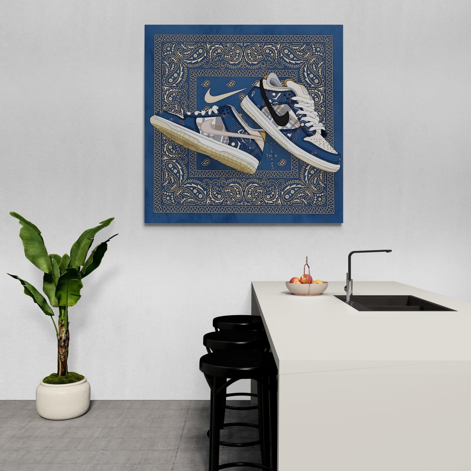 Tableau Nike Travis Scott - The Art Avenue