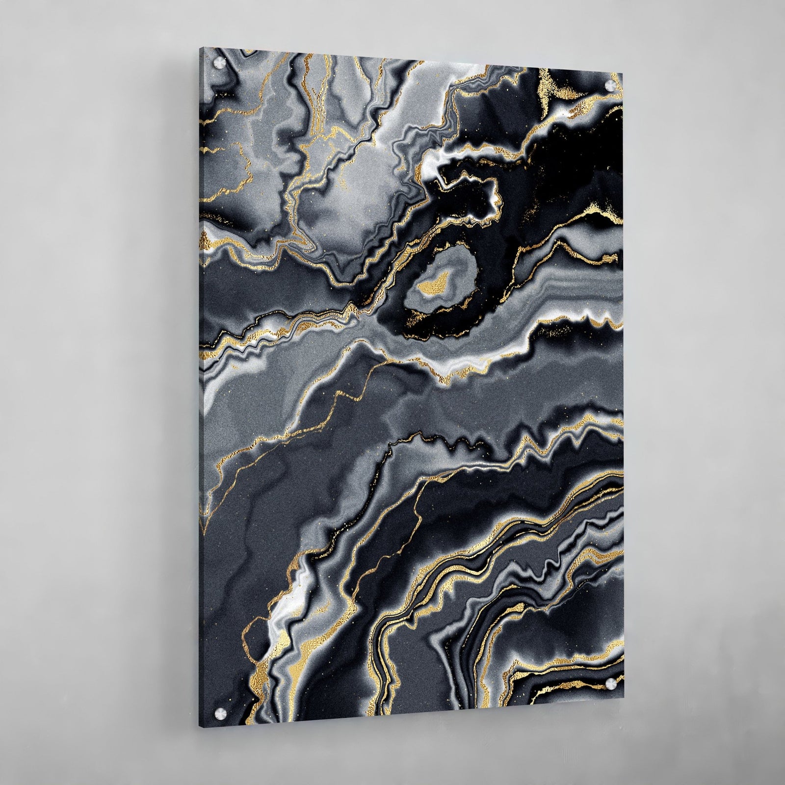 Tableau Noir Marbre Doré - The Art Avenue