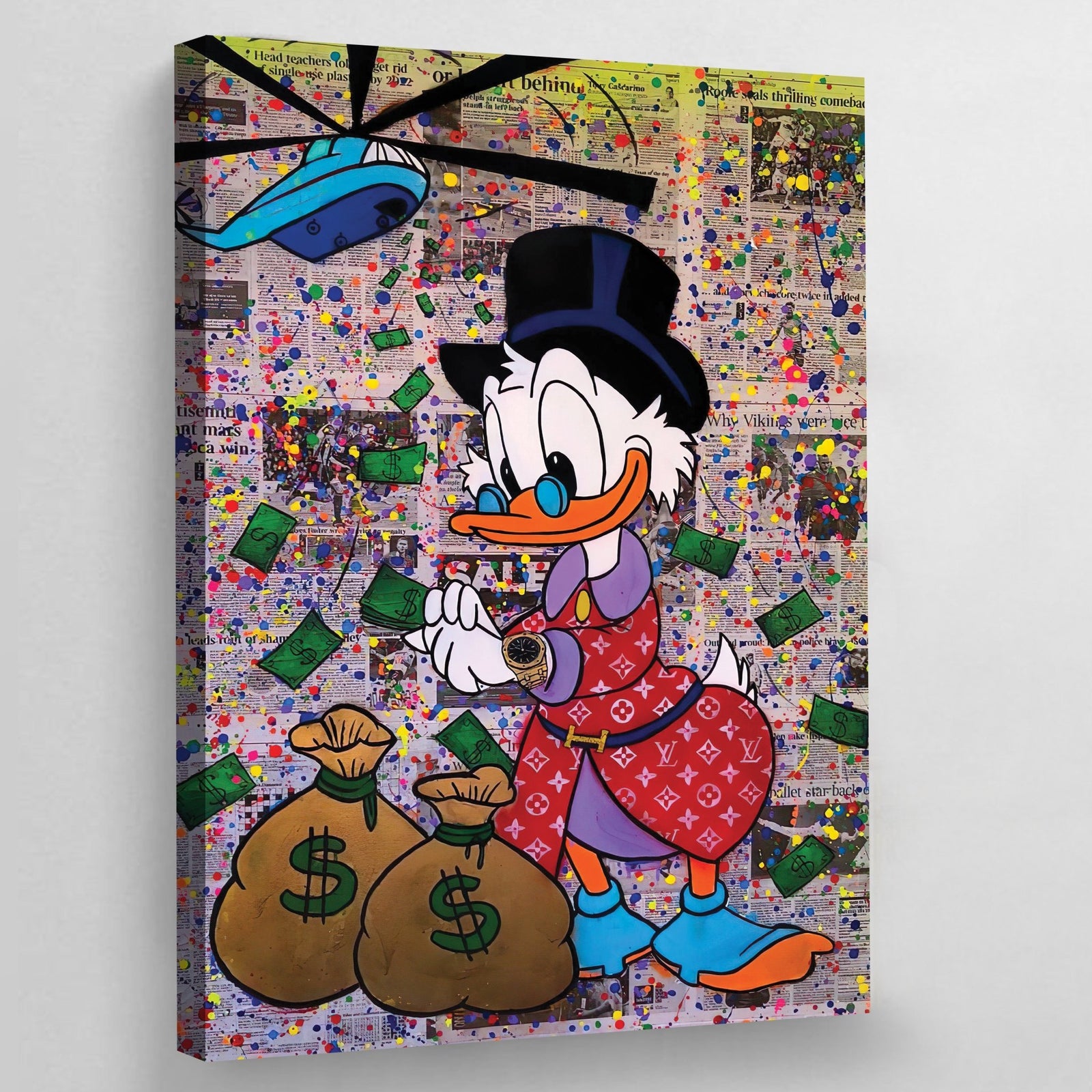 Tableau Picsou Street Art - The Art Avenue