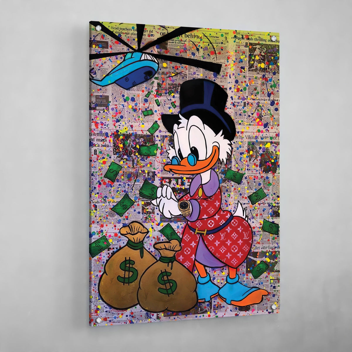 Tableau Picsou Street Art - The Art Avenue