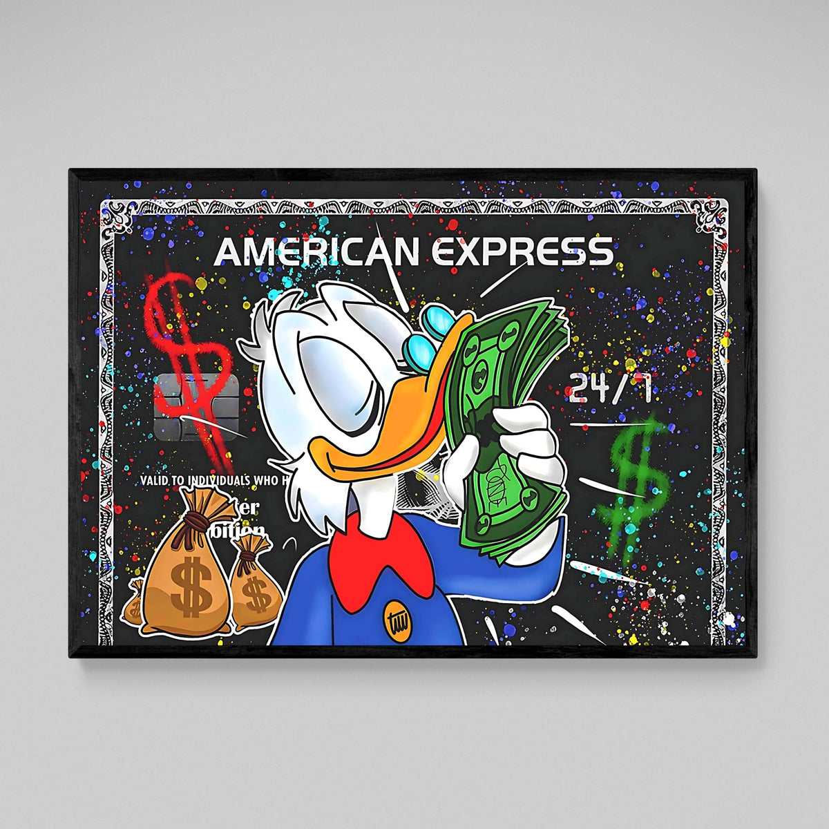 Tableau Pop Art American Express - The Art Avenue
