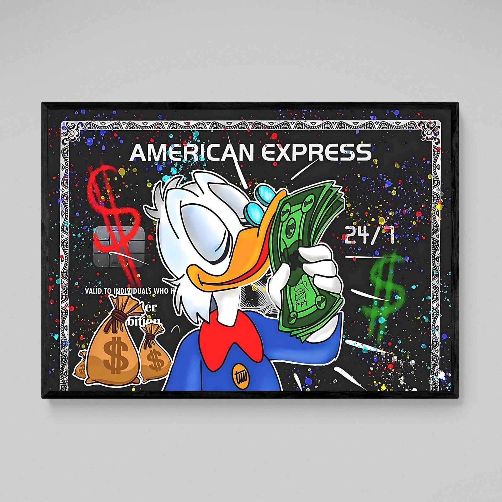 Tableau Pop Art American Express - The Art Avenue