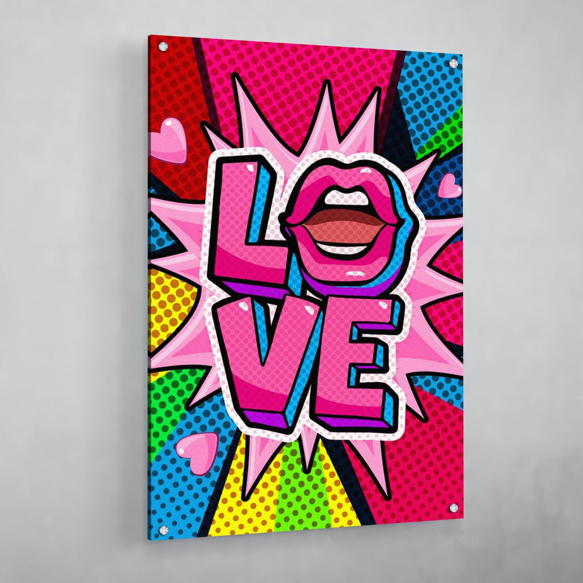 Tableau Pop Art Amour - The Art Avenue