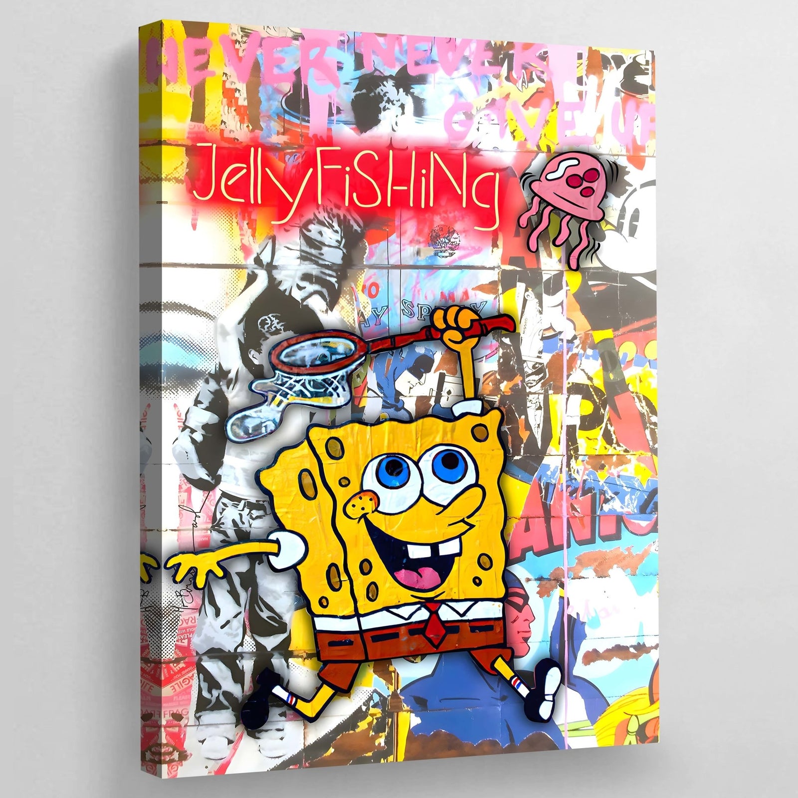 Tableau Pop Art Bob L'Éponge - The Art Avenue