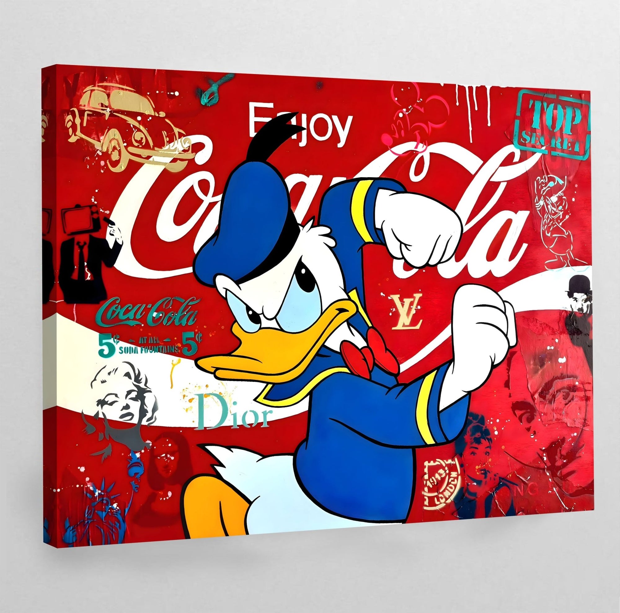 Tableau Pop Art Donald - The Art Avenue