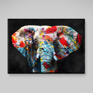 Tableau Pop Art Elephant - The Art Avenue