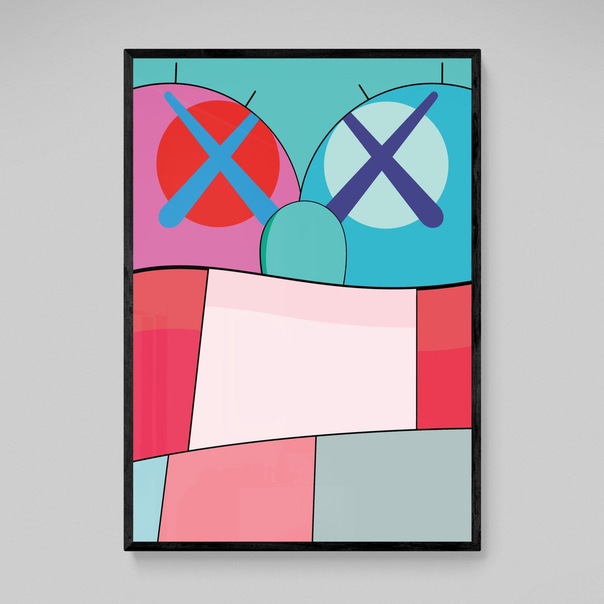 Tableau Pop Art Kaws - The Art Avenue