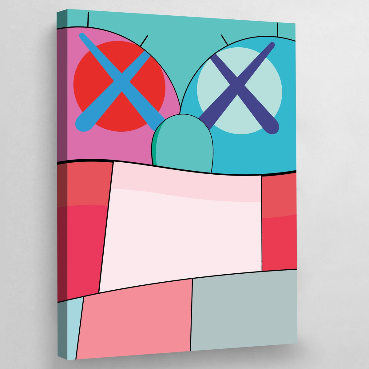 Tableau Pop Art Kaws - The Art Avenue