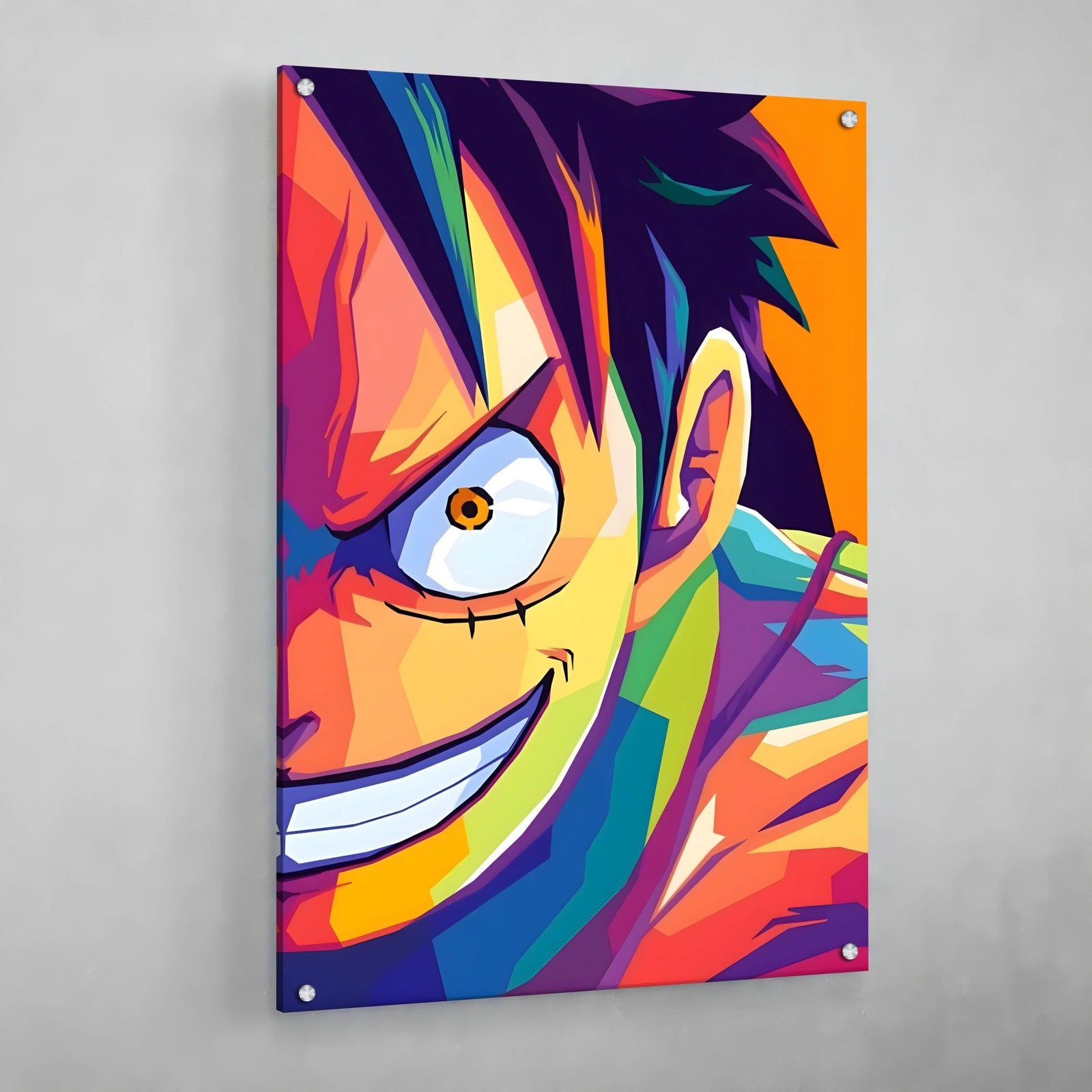 Tableau Pop Art Luffy - The Art Avenue