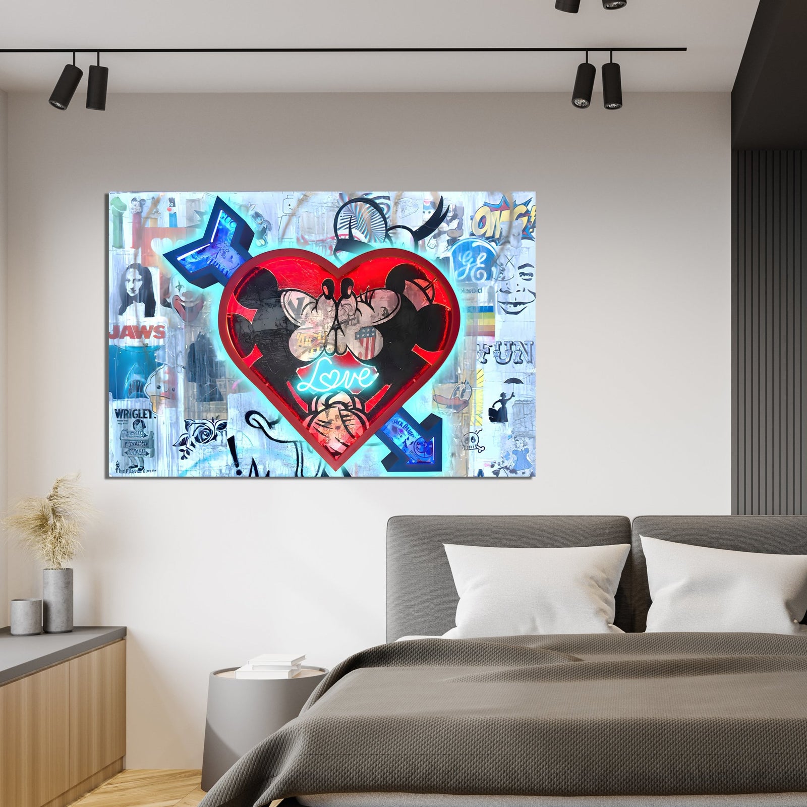 Tableau Pop Art Mickey & Minnie - The Art Avenue