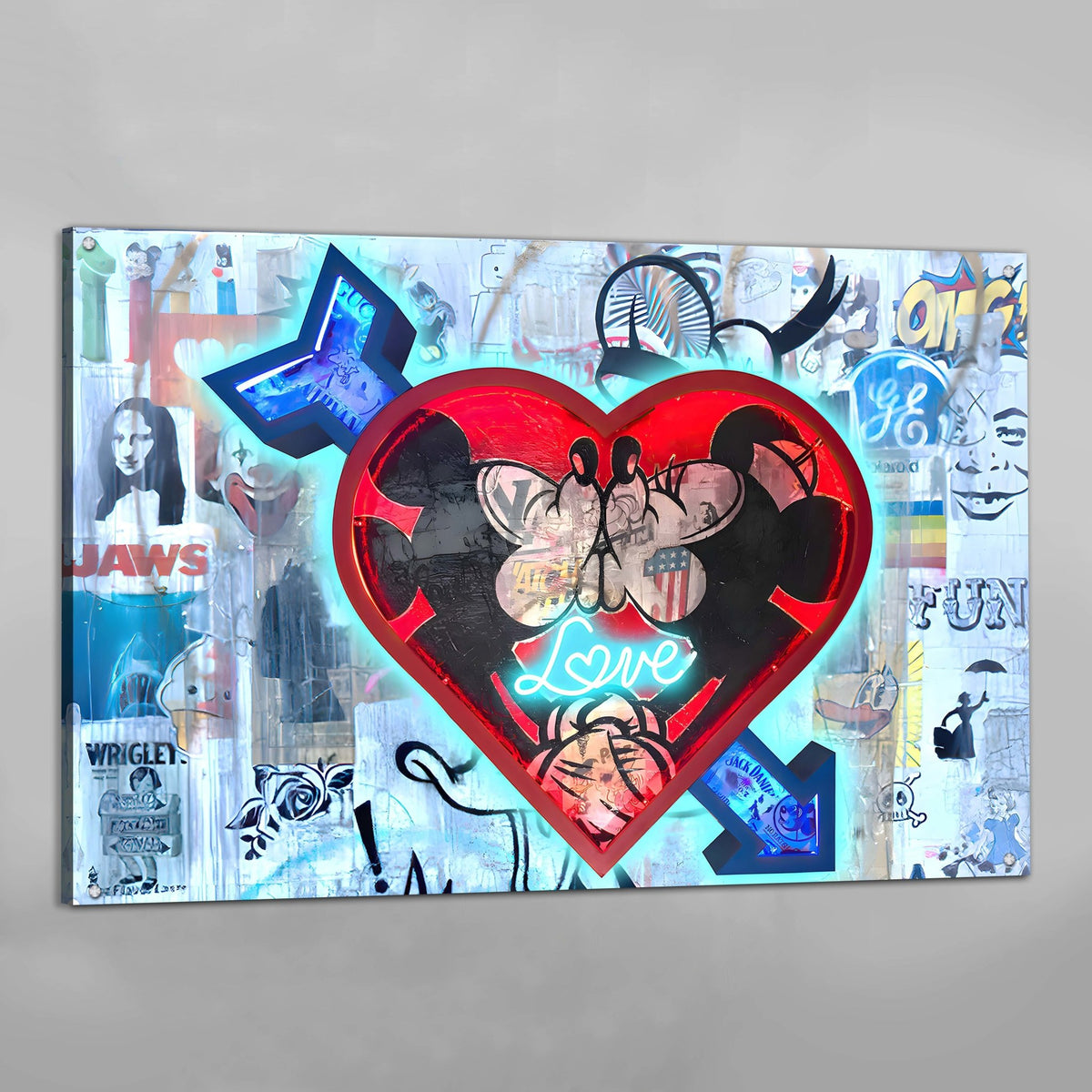 Tableau Pop Art Mickey & Minnie - The Art Avenue