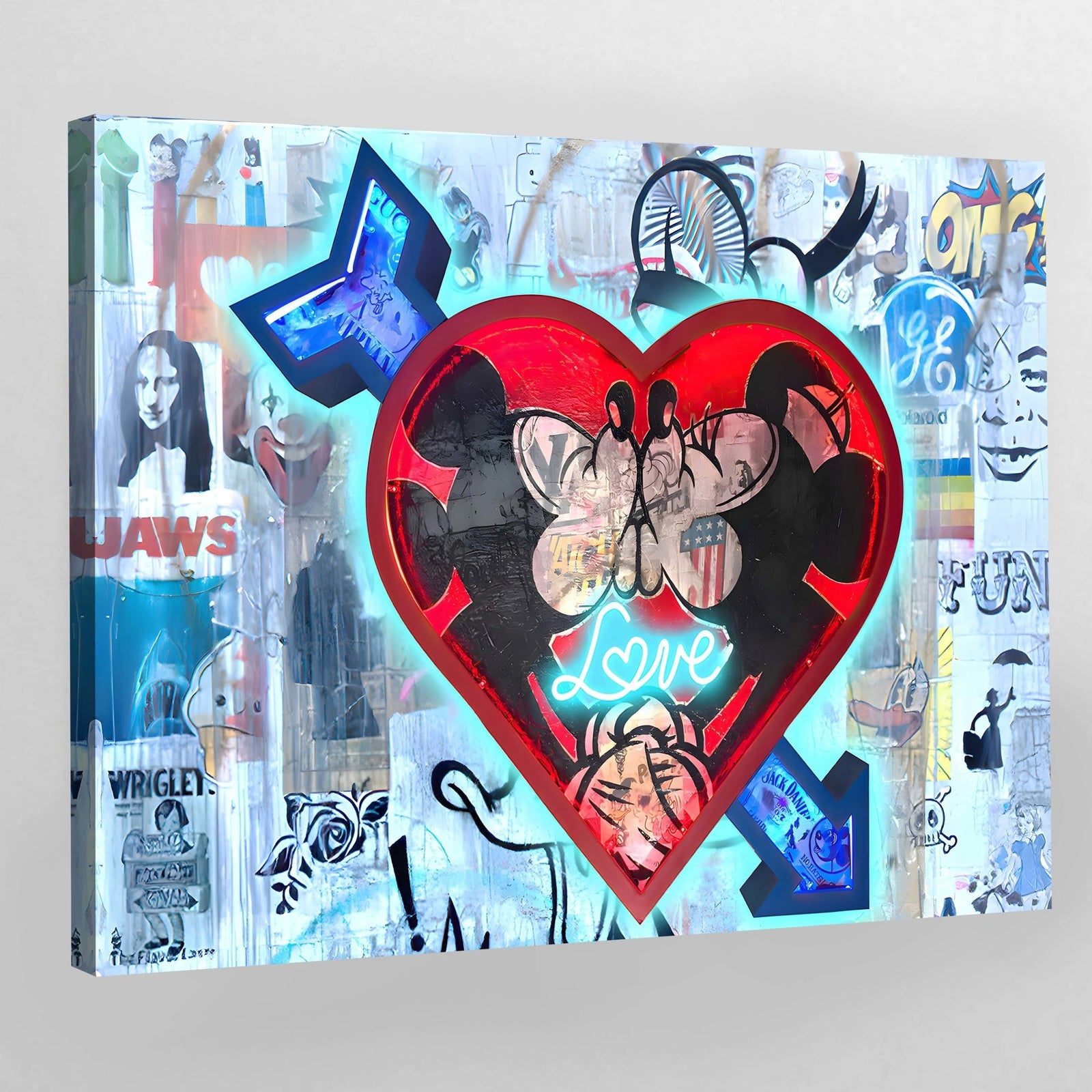 Tableau Pop Art Mickey & Minnie - The Art Avenue