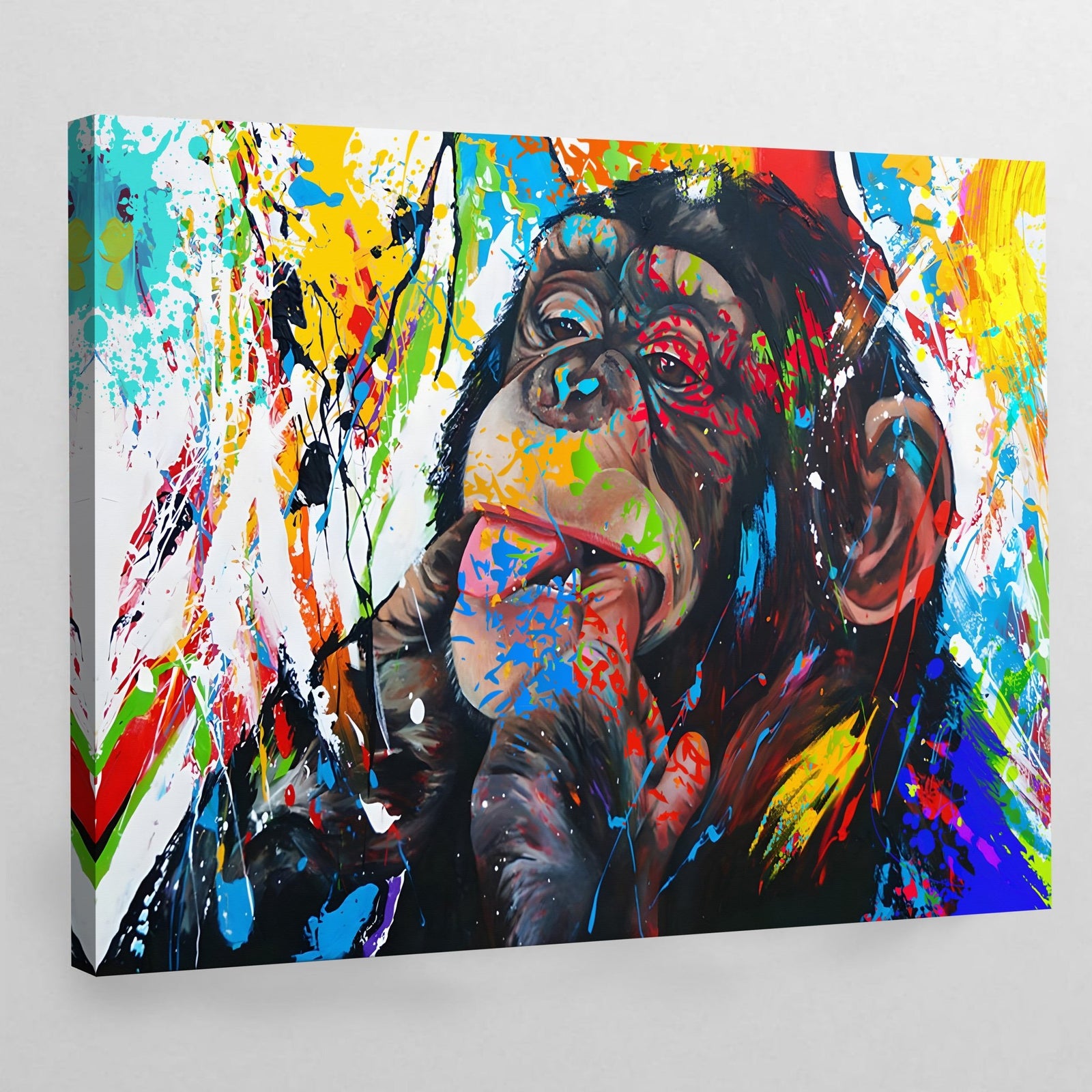 Tableau Pop Art Singe - The Art Avenue
