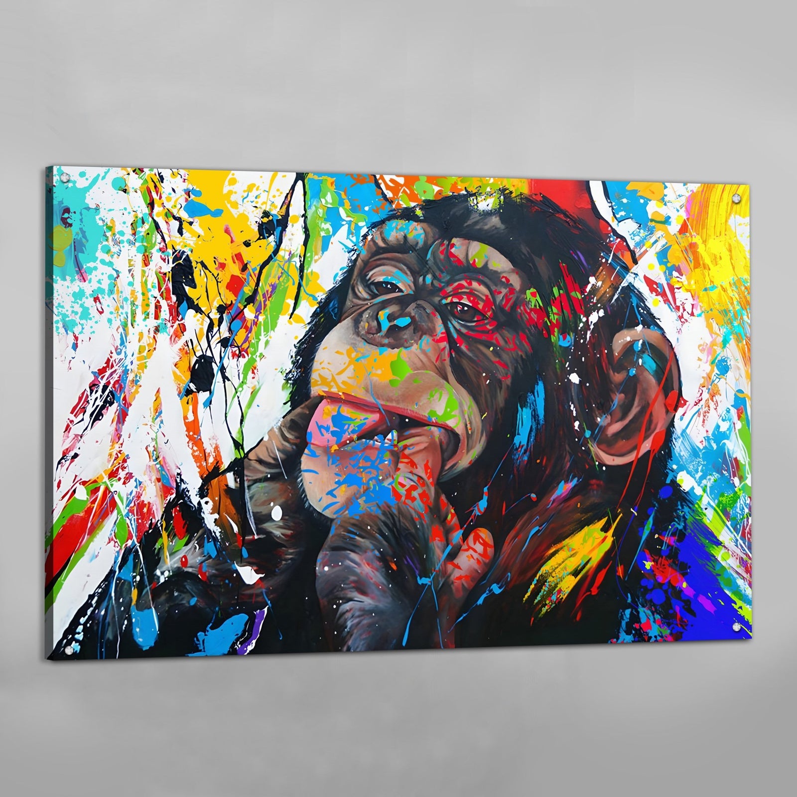 Tableau Pop Art Singe - The Art Avenue