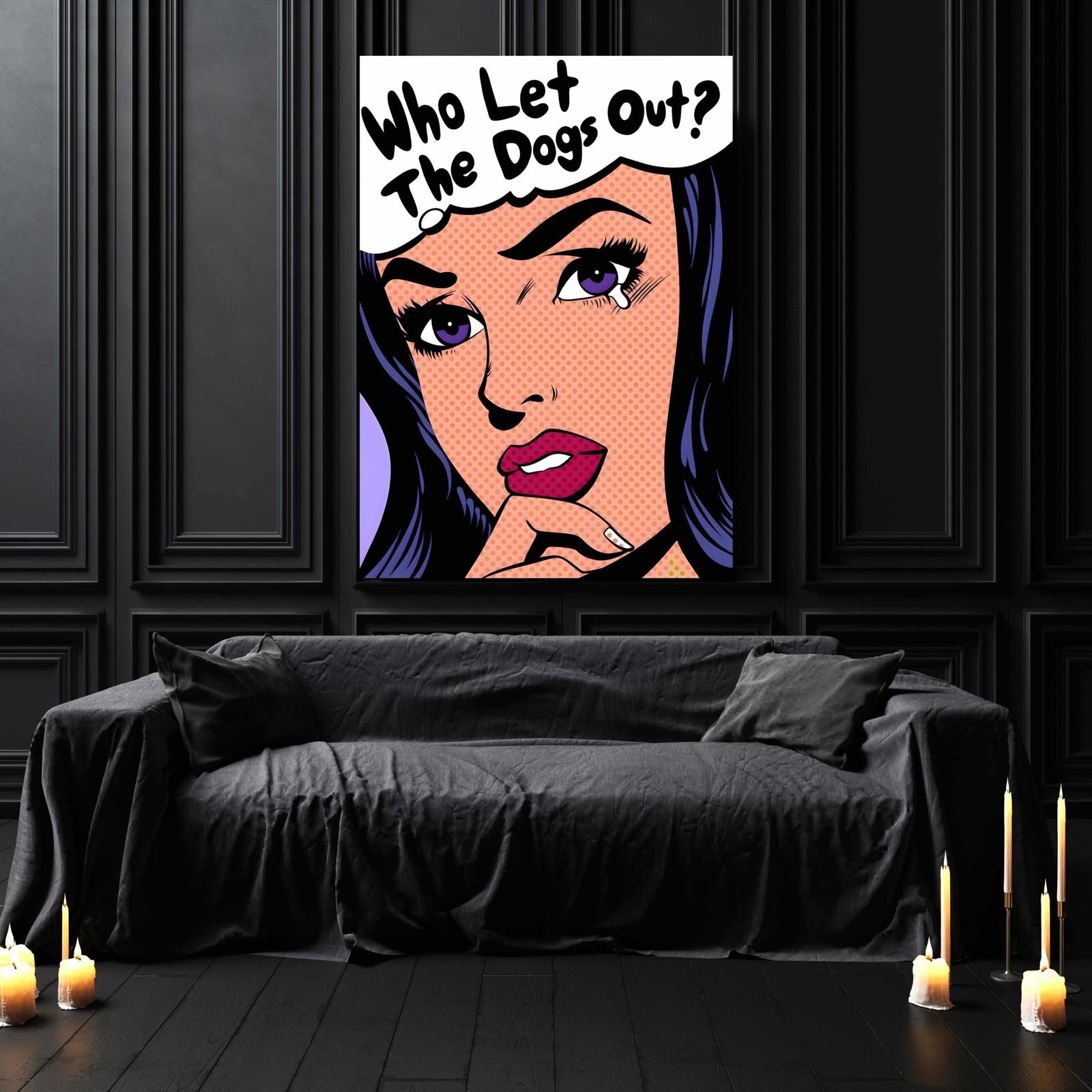 Tableau Pop Art Visage - The Art Avenue