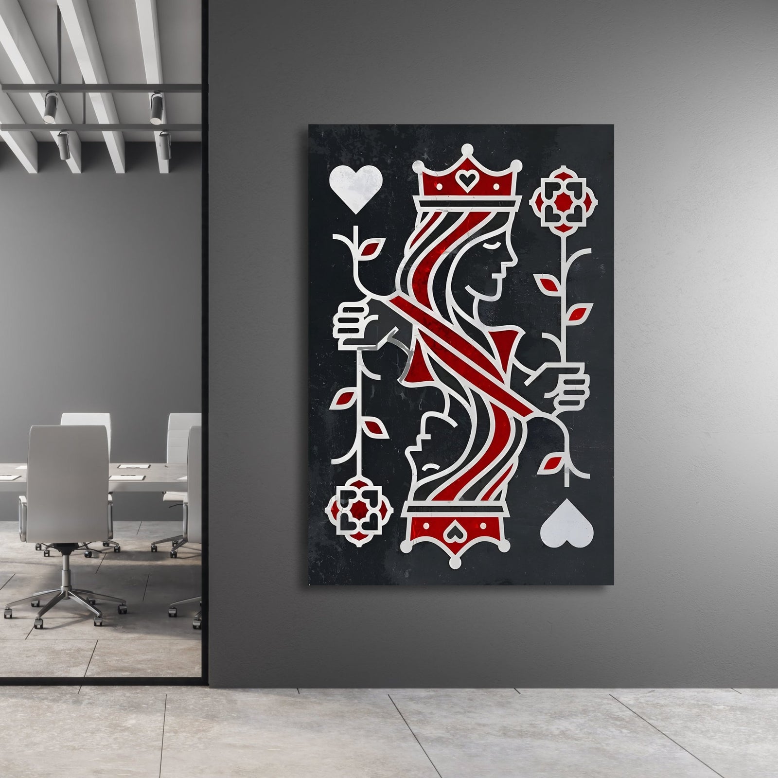 Tableau Reine De Coeur - The Art Avenue