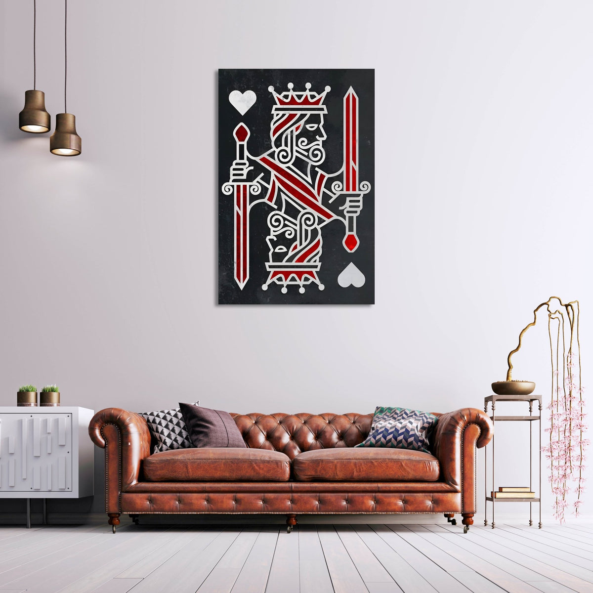 Tableau Roi De Coeur - The Art Avenue