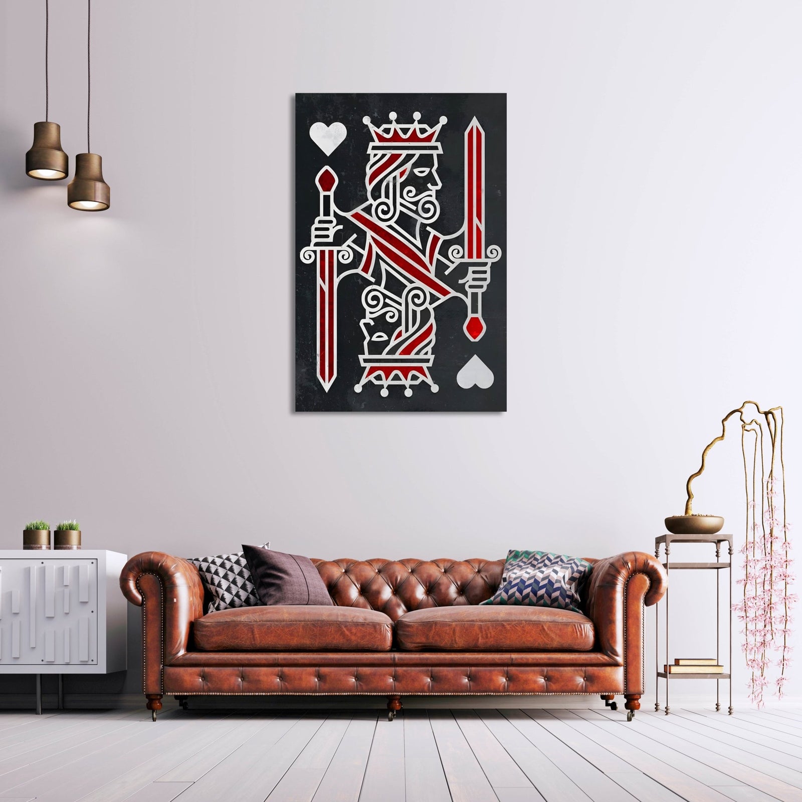 Tableau Roi De Coeur - The Art Avenue