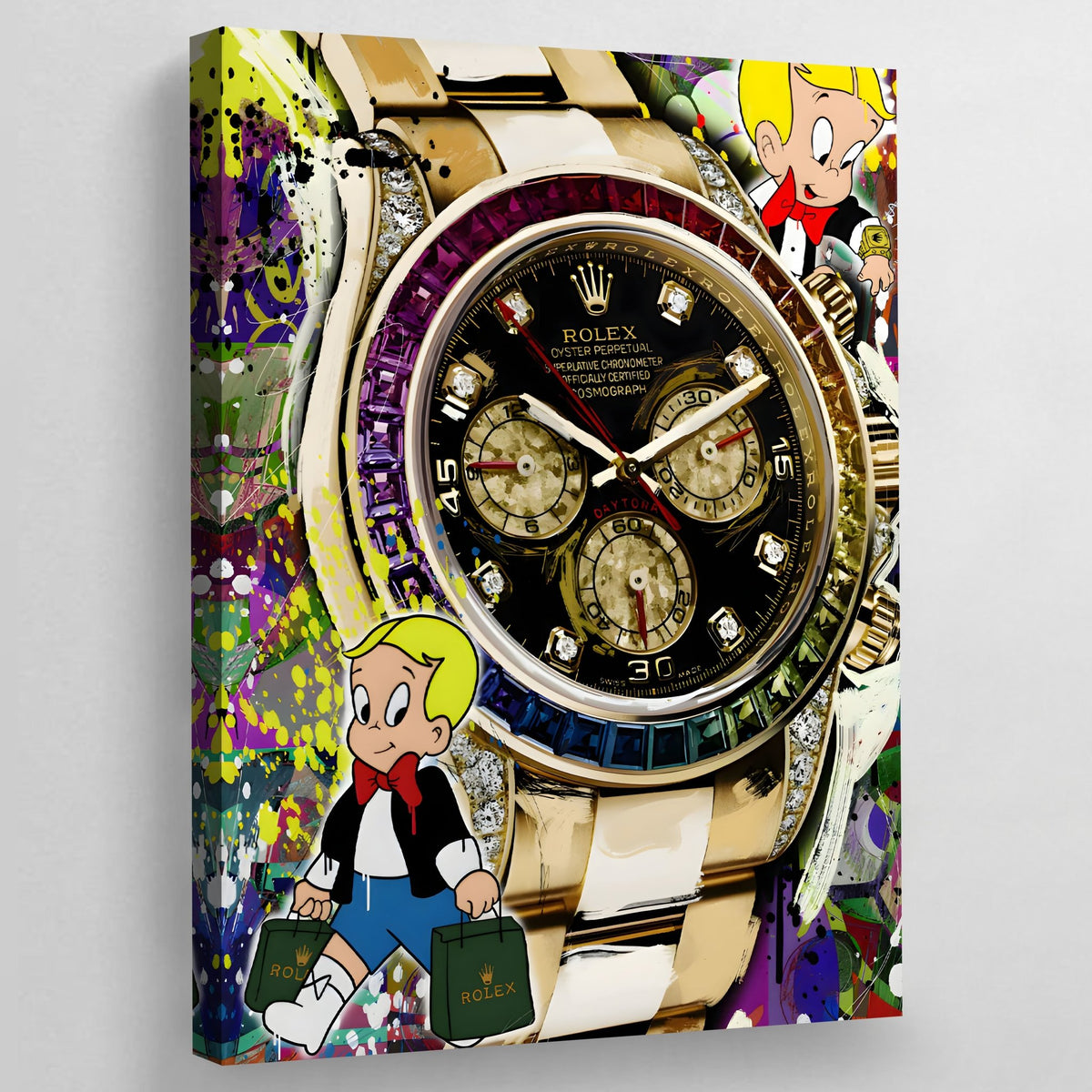 Tableau Rolex Richie Rich - The Art Avenue