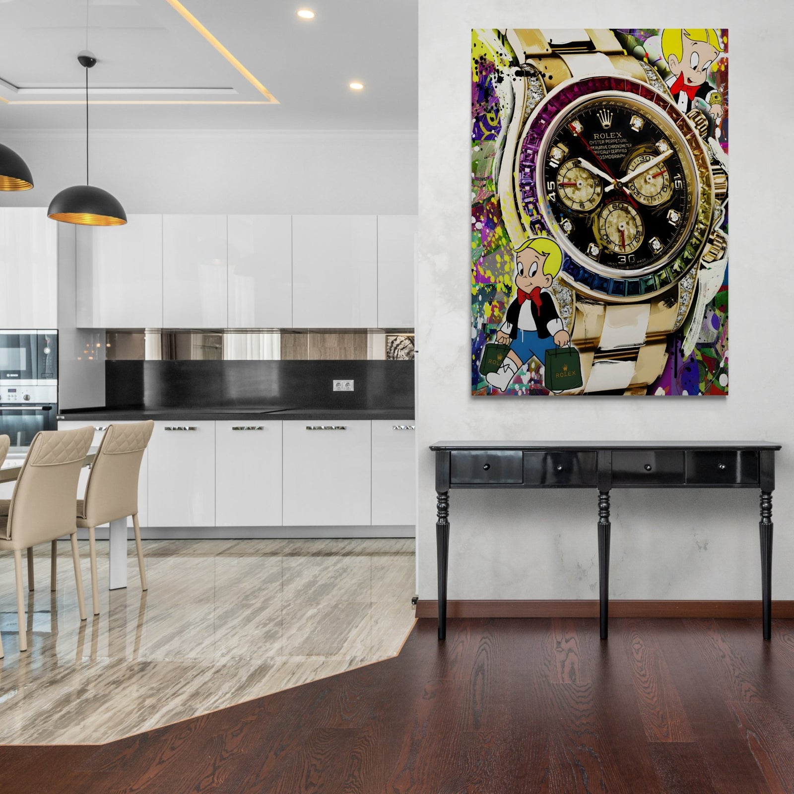 Tableau Rolex Richie Rich - The Art Avenue