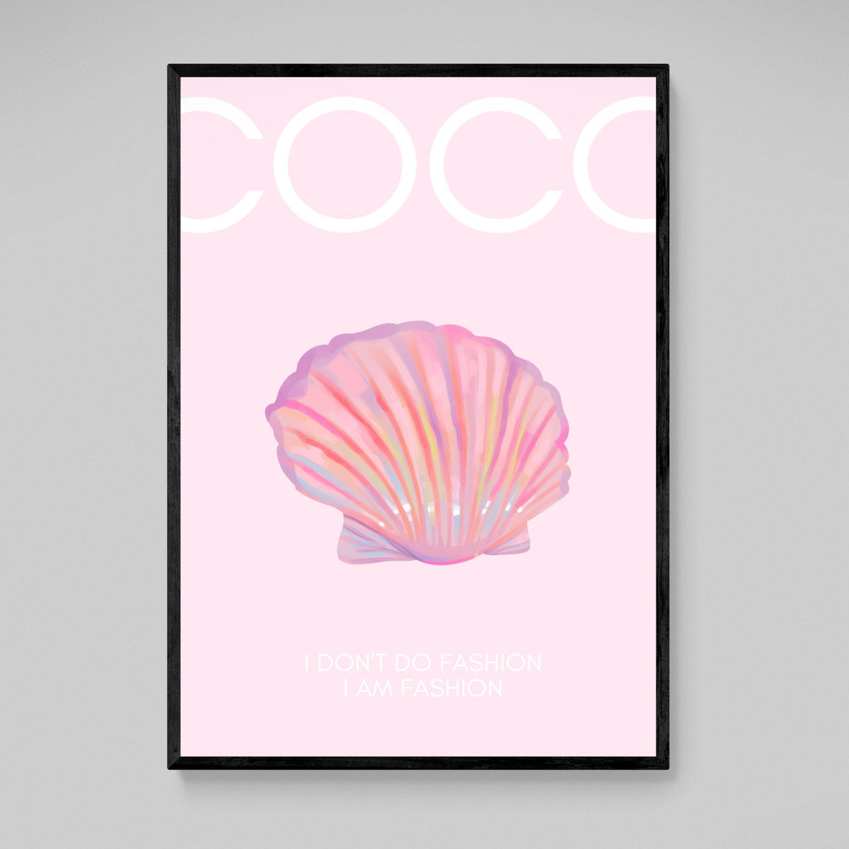 Tableau Rose Coco Chanel - The Art Avenue