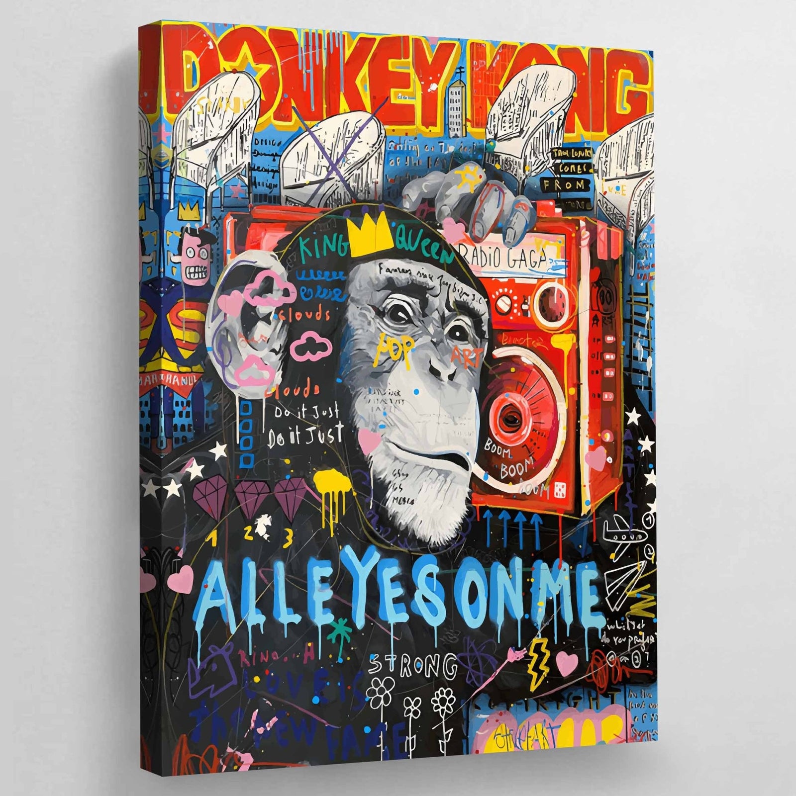 Tableau Singe Street Art - The Art Avenue