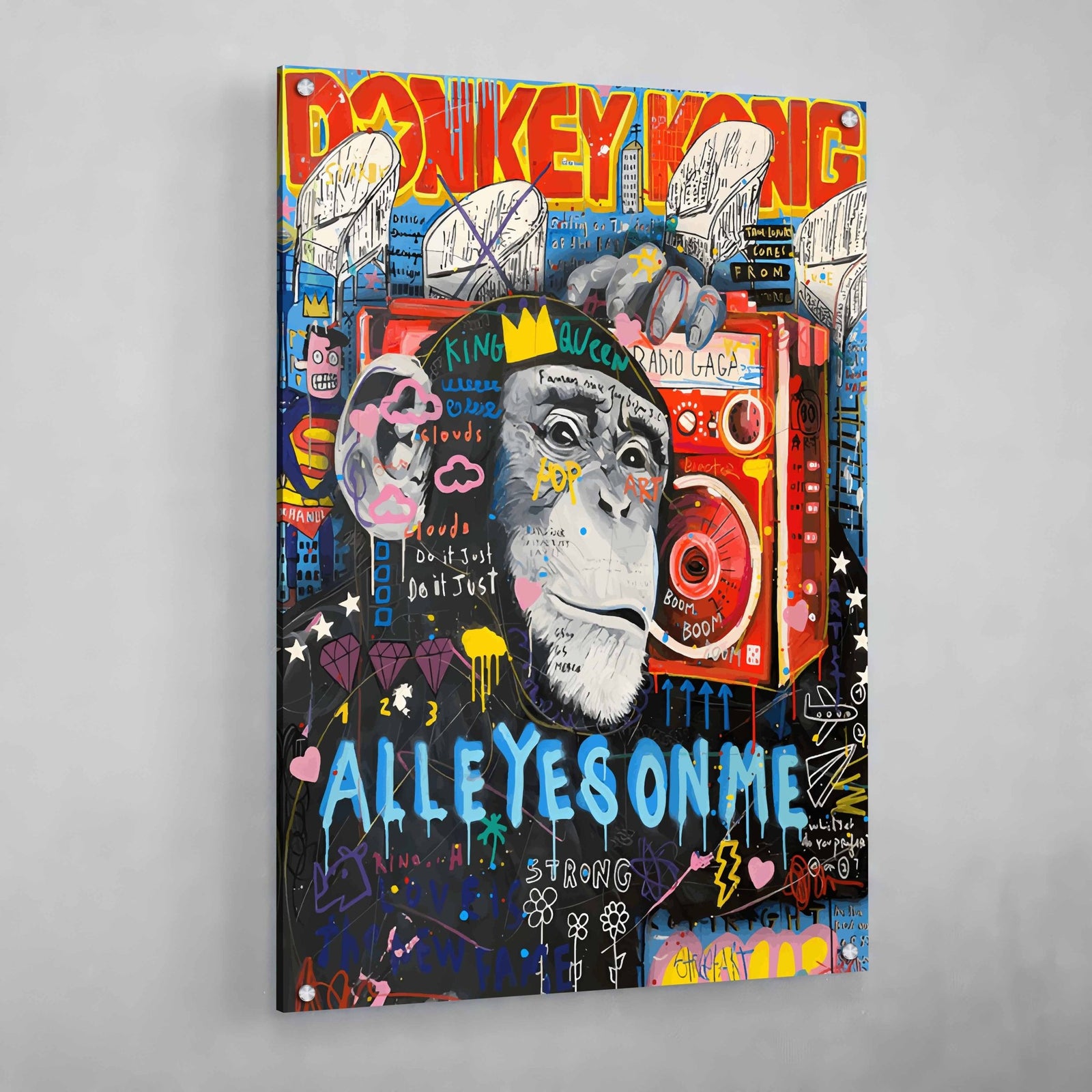Tableau Singe Street Art - The Art Avenue