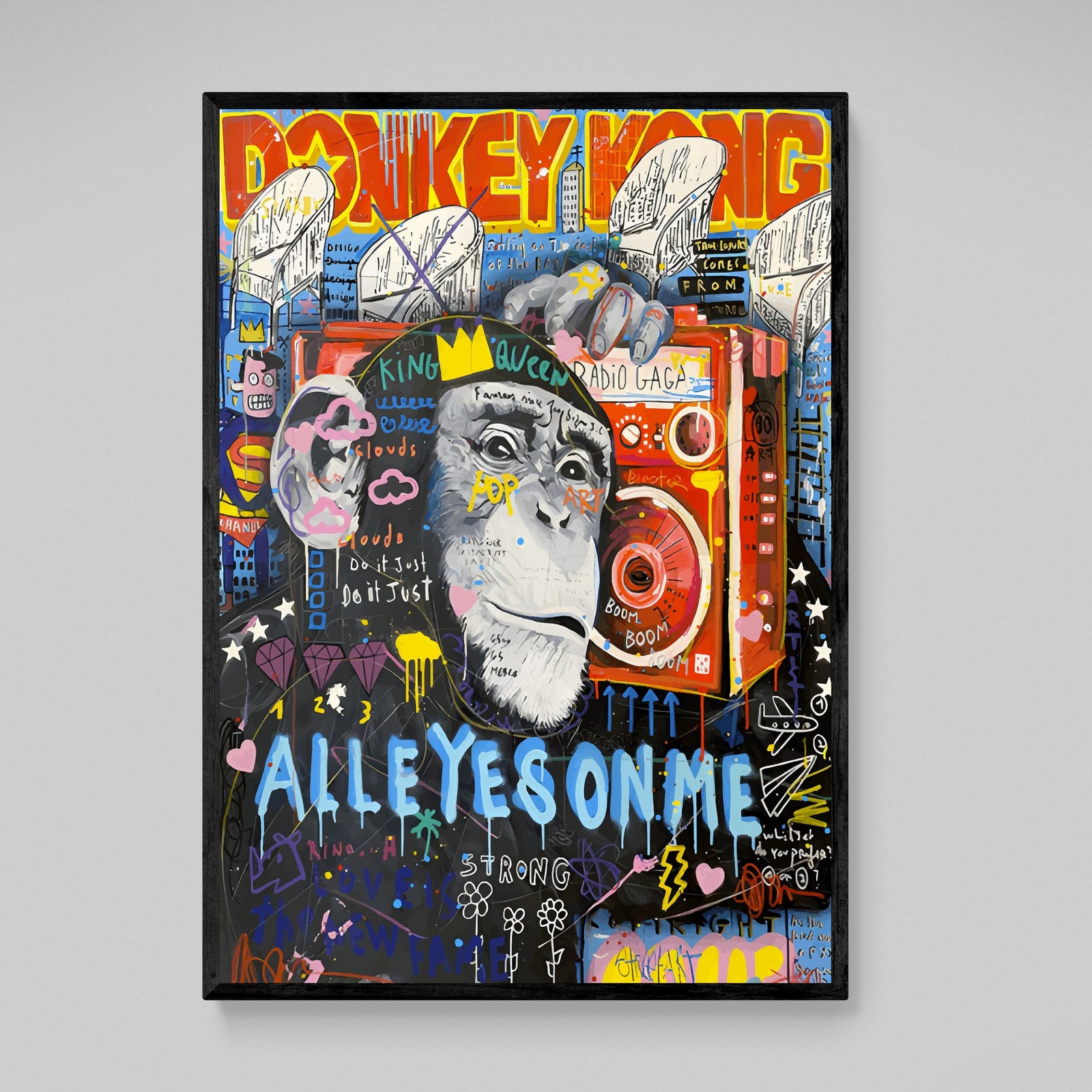 Tableau Singe Street Art - The Art Avenue