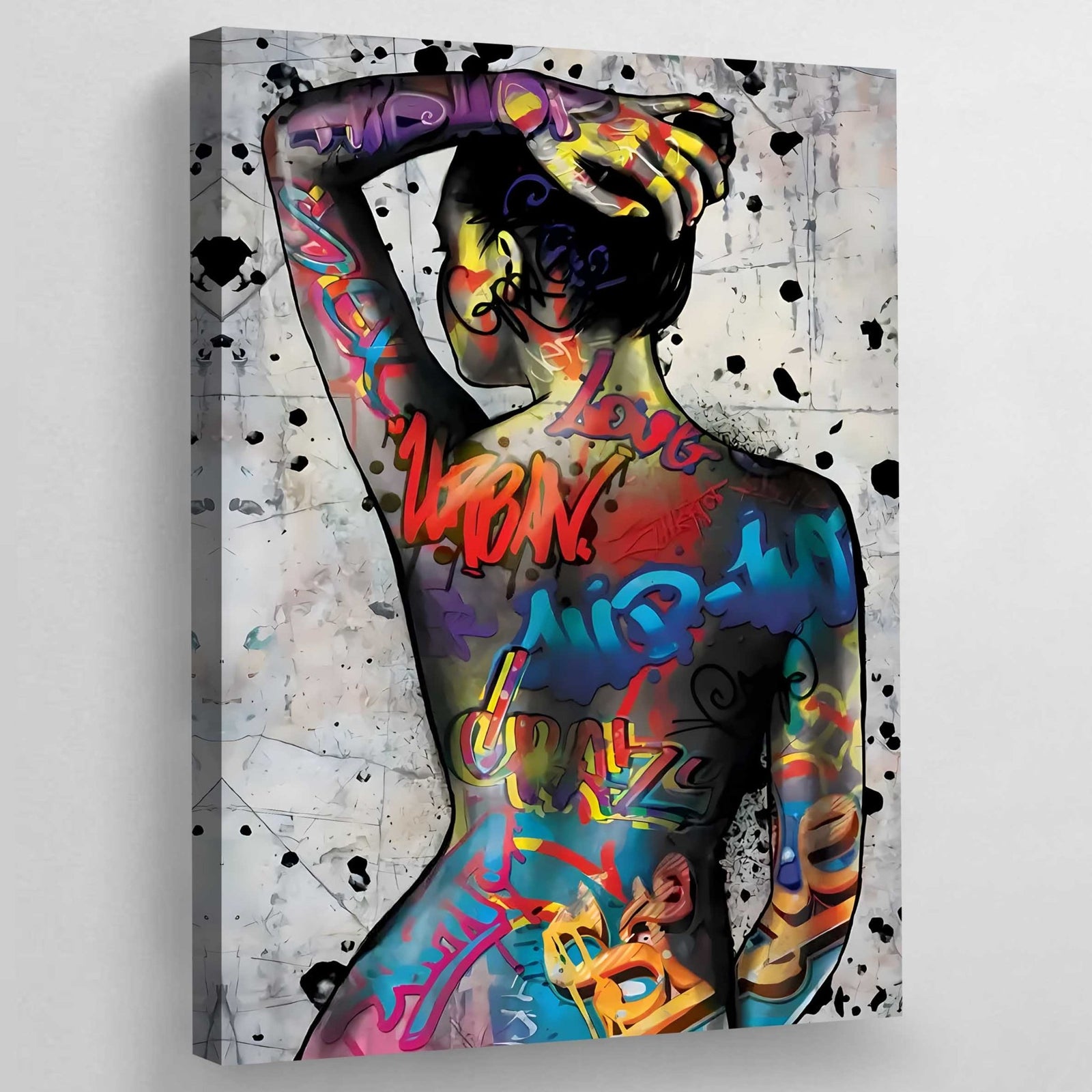 Tableau Street Art Corps De Femme - The Art Avenue