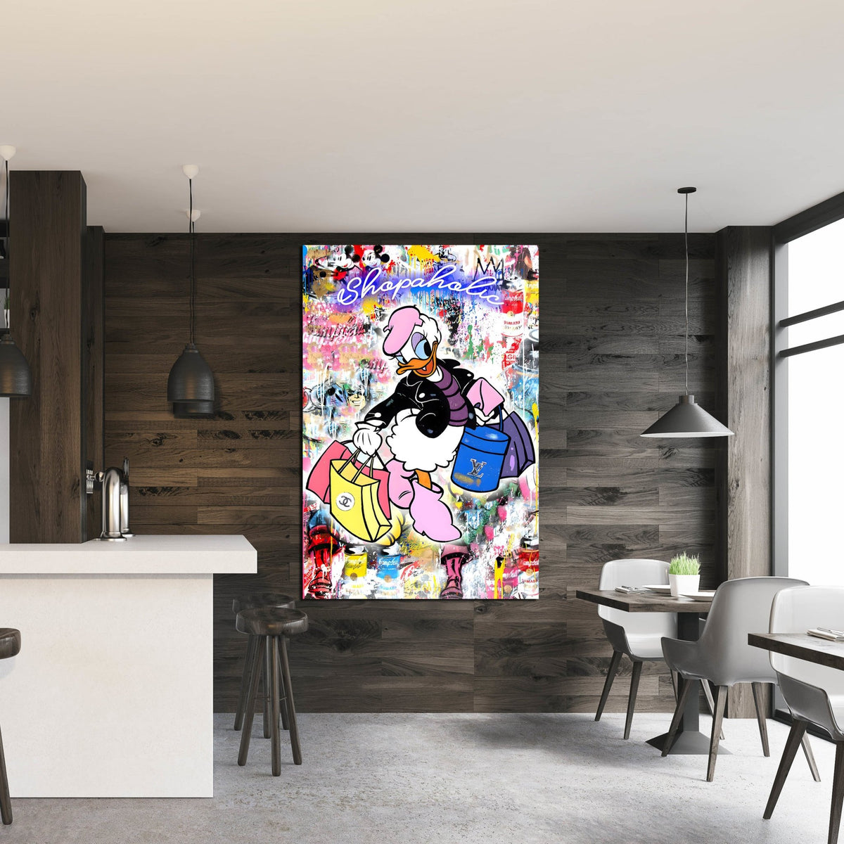 Tableau Street Art Daisy Duck - The Art Avenue
