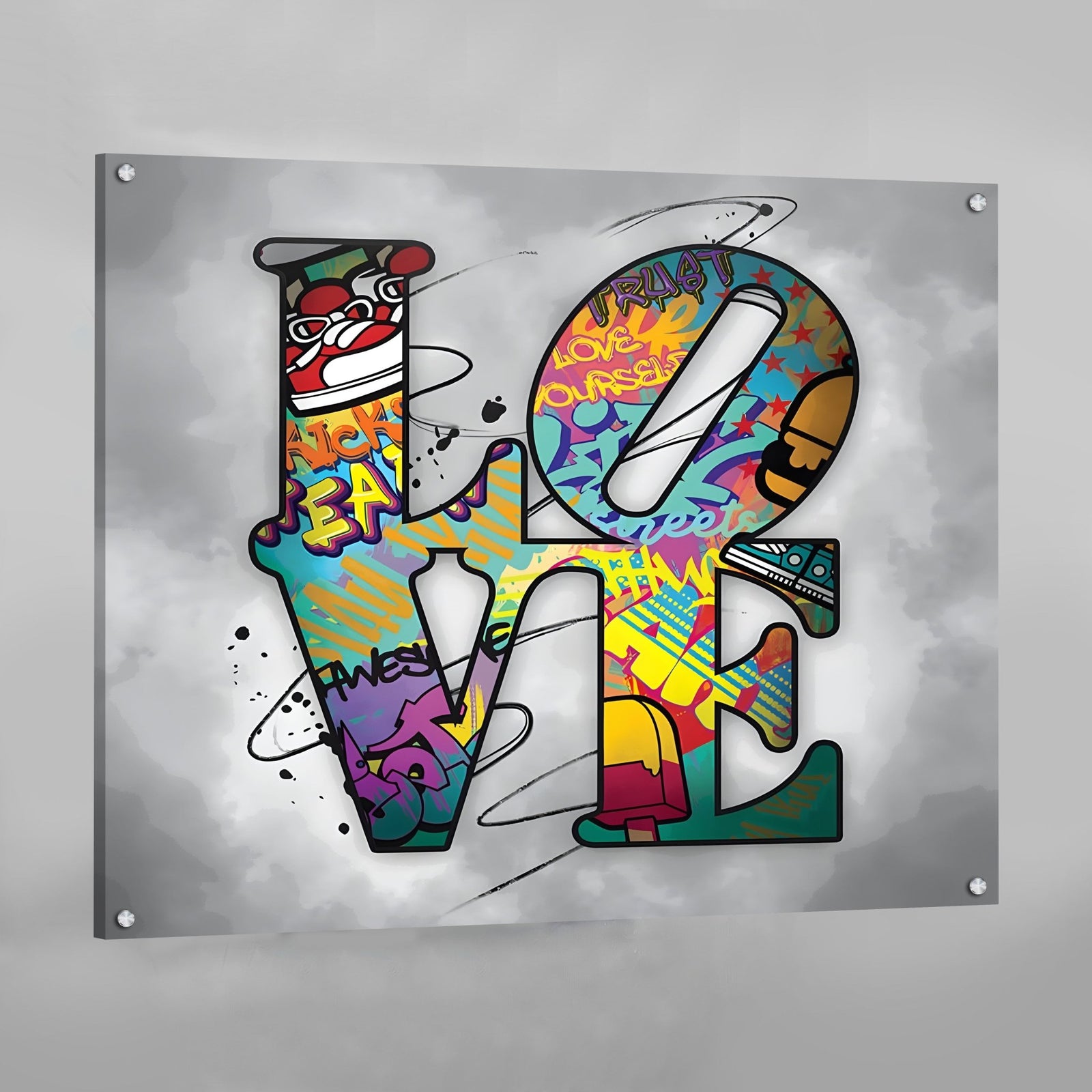 Tableau Street Art Love - The Art Avenue