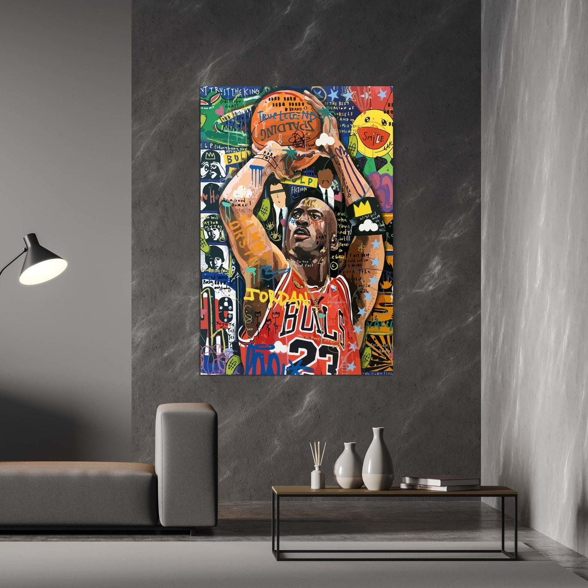 Tableau Street Art Michael Jordan - The Art Avenue