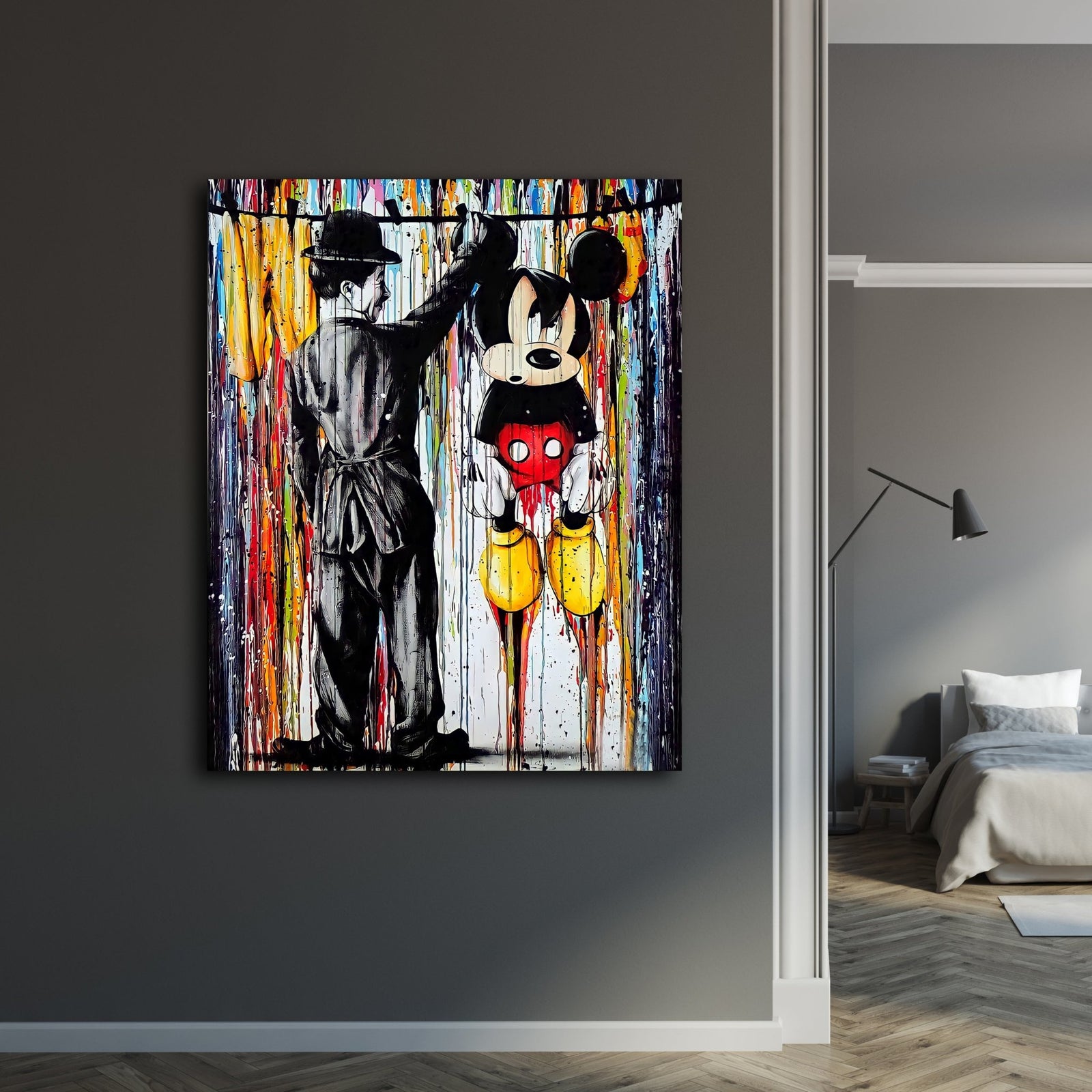 Tableau Street Art Mickey - The Art Avenue