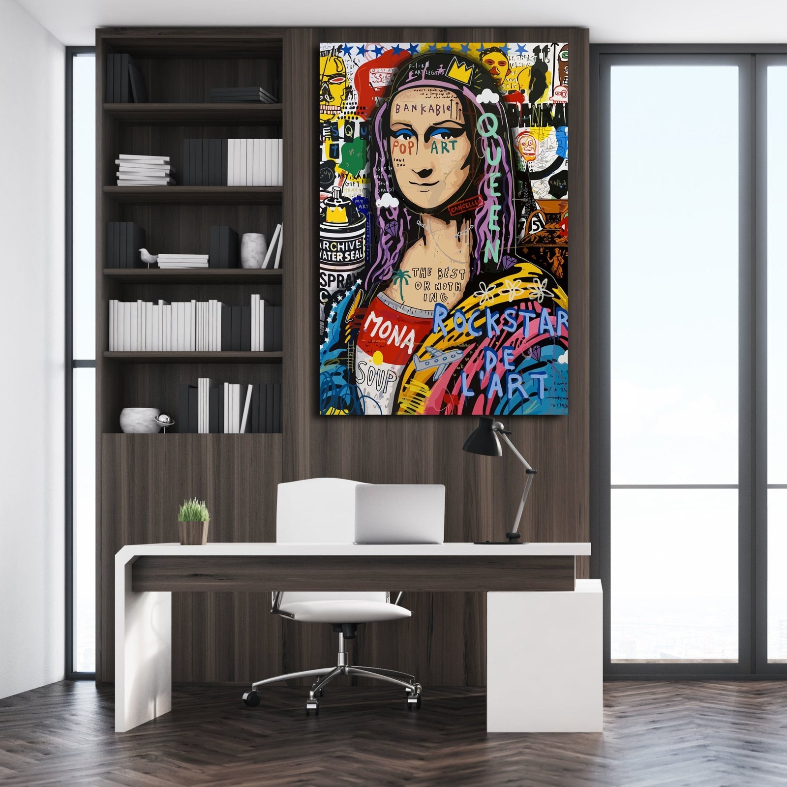 Tableau Street Art Joconde Moderne - The Art Avenue