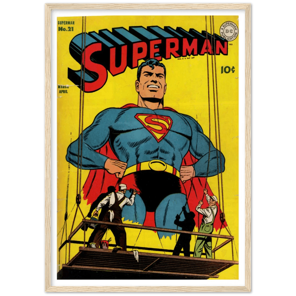 Tableau Superman Vintage - The Art Avenue