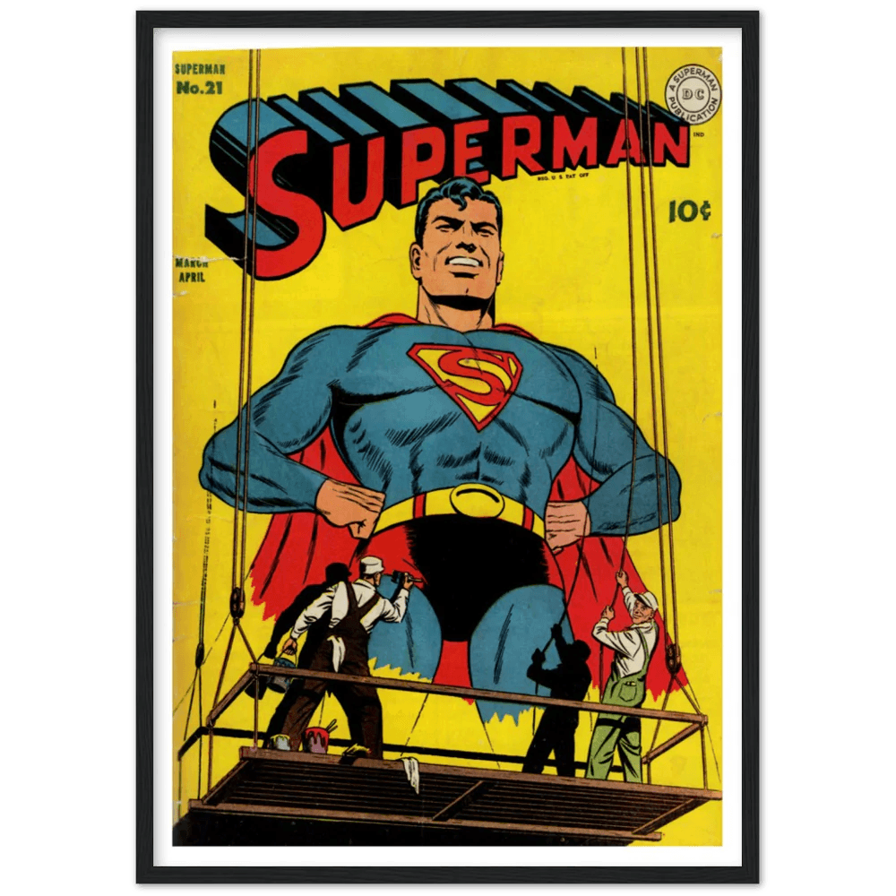 Tableau Superman Vintage - The Art Avenue