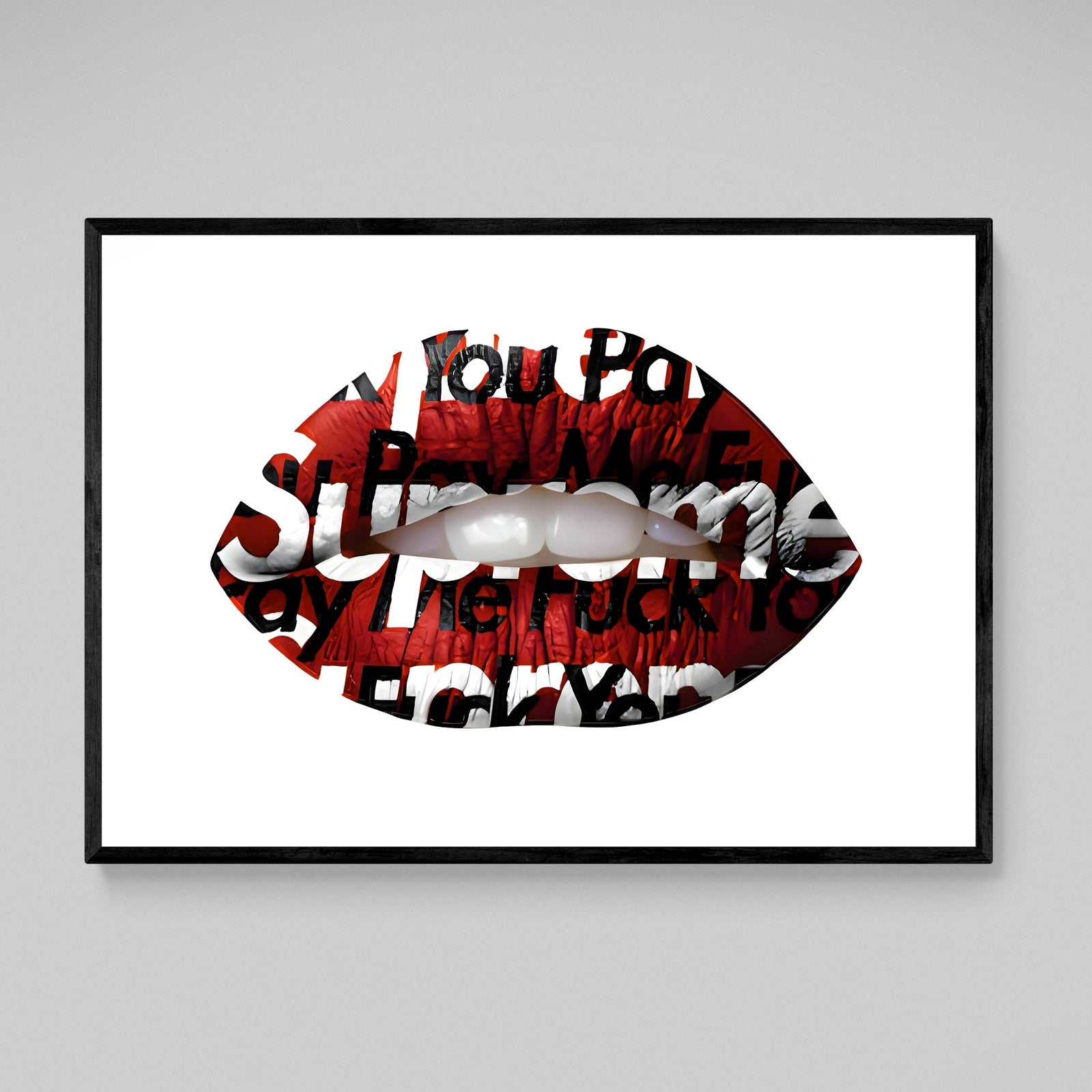 Tableau Supreme Lèvres - The Art Avenue