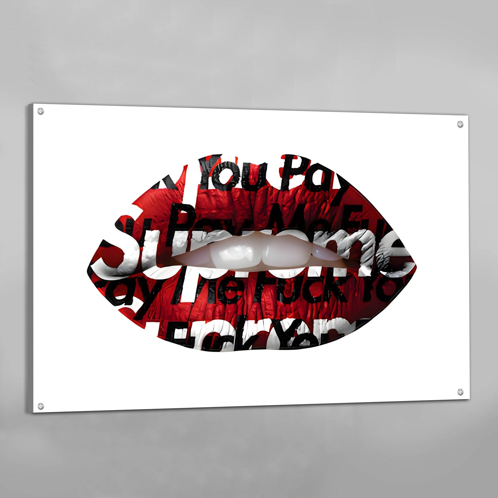Tableau Supreme Lèvres - The Art Avenue