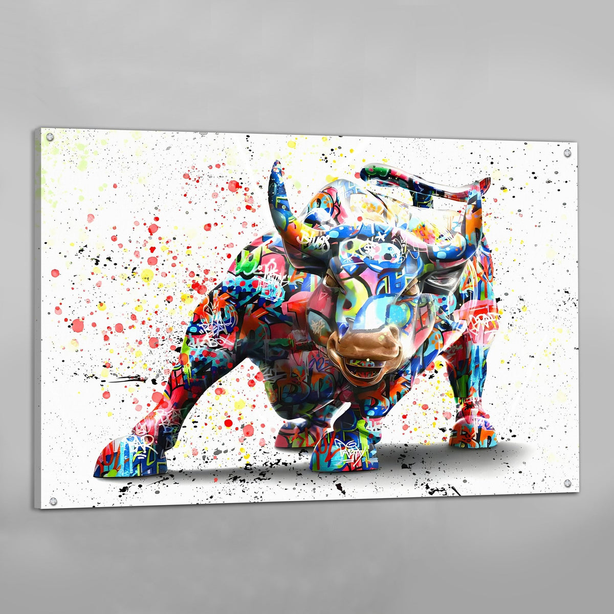 Tableau Taureau Pop Art - The Art Avenue